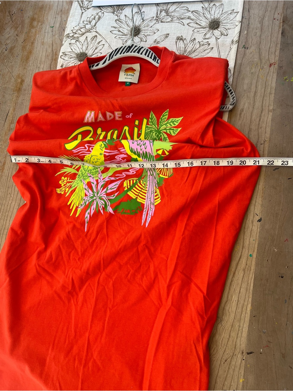 FARM Rio Red Tropical Parrot Mini Dress - Picture 11 of 11